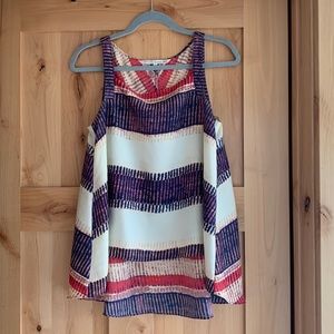 High low flowy blouse.